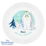 Personalised The Snowman And The Snowdog Children’s Christmas Dinner Plate, thumbnail 2 of 2