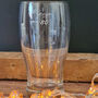 80th Birthday Bow Tie Beer Glass, thumbnail 1 of 9