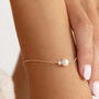 Sterling Silver Mother And Child Pearl Bracelet, thumbnail 5 of 11