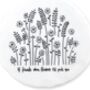 East Of India Porcelain Coaster 'If Friends Were Flowers I'd Pick You', thumbnail 1 of 4