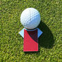 Claret And Blue Golf Ball Marker, thumbnail 4 of 4