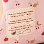 Just Bee Kids Fruit Print Backpack, thumbnail 4 of 5