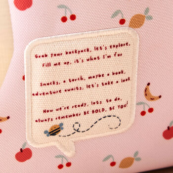 Just Bee Kids Fruit Print Backpack, 4 of 5