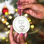 Baby's First Christmas Animal Bauble, thumbnail 3 of 4