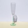 Cute Ombre Ribbed Prosecco Glass, thumbnail 1 of 7