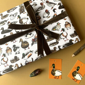 Ducks Of Britain Wrapping Paper Set, 6 of 10