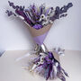 Lilac Purple Daisy Dried Flower Bouquet Gift For Her, thumbnail 8 of 8