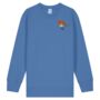 Childrens Unisex Organic Cotton Embroidered Robin Christmas Jumper, thumbnail 7 of 11