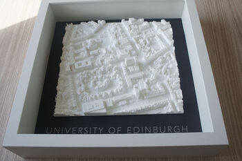 Graduation Gift University Of Edinburgh 3D Printed Map, 6 of 6