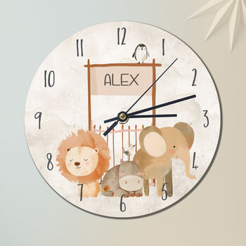 Zoo Themed Child Clock, 2 of 5