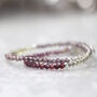 Multi Colour Skinny Sapphire Bracelet, thumbnail 2 of 11