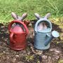 Two Bunny Watering Can Fairy Garden Ornaments In Bag, thumbnail 2 of 8