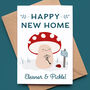 Personalised New Home Card With Toadstools, thumbnail 3 of 5