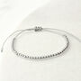 Sterling Silver 40th Birthday 40 Beads Bracelet, thumbnail 2 of 6