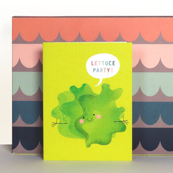 Mini Lettuce Greetings Card, 4 of 4