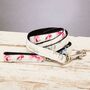 Disley Pink And Blue Floral Dog Lead, thumbnail 3 of 9