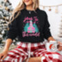 Joy To The World Colourful Christmas Jumper For Women, thumbnail 2 of 7