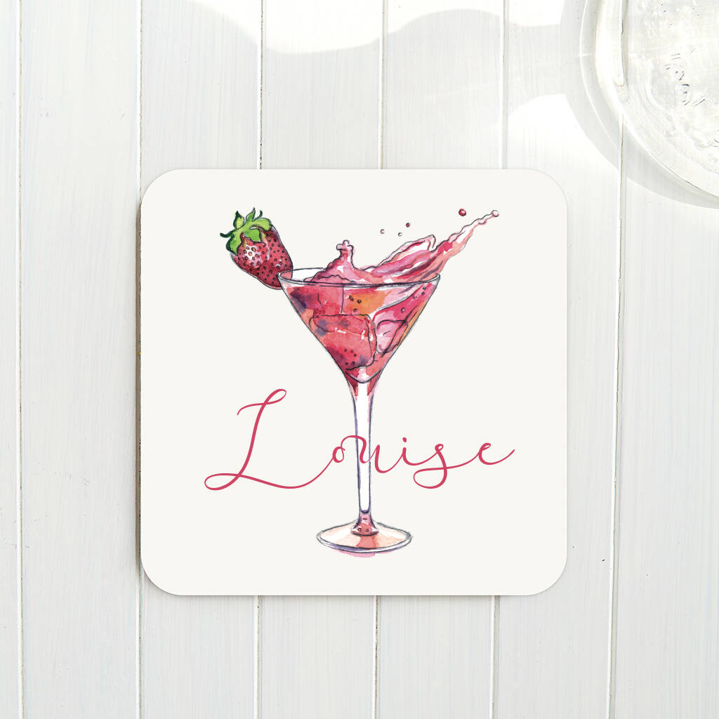 Personalised Cocktail Coaster