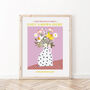 Personalised Family Birth Flowers Mother's Day Print, thumbnail 6 of 9