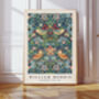 William Morris Strawberry Thief Floral Art Print, thumbnail 1 of 4