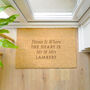 Personalised Free Text Rectangular Indoor Doormat, thumbnail 5 of 6