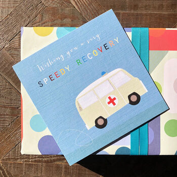 Speedy Recovery Greetings Card, 4 of 4