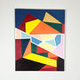 Abstract Geometric Painting Yellow, thumbnail 2 of 2