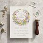 Spring Flowers Save The Date Cards And Envelopes, thumbnail 4 of 9