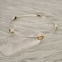 Citrine Sterling Silver Bangle Bracelet, thumbnail 4 of 6