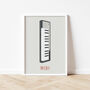 Midi Keyboard Print | Music Producer Poster, thumbnail 5 of 5