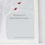 'True Friends Are Always Together In Spirit…' Print, thumbnail 2 of 5