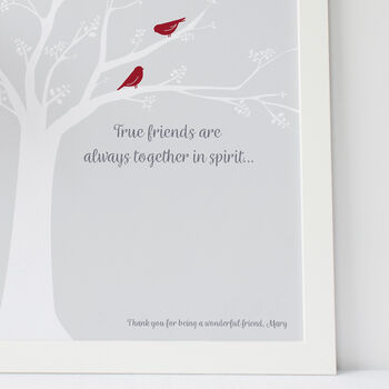 'True Friends Are Always Together In Spirit…' Print, 2 of 5