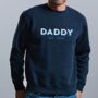 Personalised Daddy Est Shadow Jumper, thumbnail 1 of 5