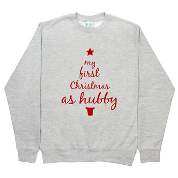 First Christmas As Hubby And Wifey Christmas Jumper Set, 5 of 9
