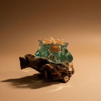 Molten Glass Decorative Bowl And Sweet Bowl, 9 of 9