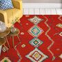 Bothwell Geometric Shag Area Rug, thumbnail 3 of 9