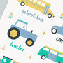 Children's Vehicles Print, thumbnail 8 of 8