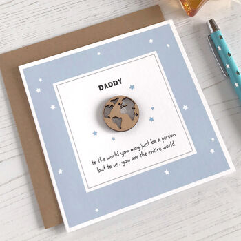 You Are The World, Father's Day Globe Card, 4 of 5