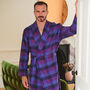 Men's 'Berwick' Check Brushed Cotton Robe, thumbnail 1 of 3