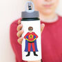 Design Your Own Personalised Superboy Water Bottle, thumbnail 1 of 6
