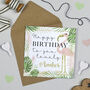 Personalised Flamingo Birthday Card, thumbnail 1 of 5