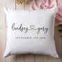 Personalised Valentines Names And Heart Cushion, thumbnail 2 of 2