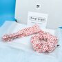 Romantic Red Hearts Hair Scrunchie And Headband Set, thumbnail 5 of 5