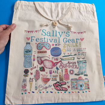 Personalised Festival Backpack, 11 of 12