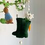 Handmade Peter Rabbit Themed Baby Cot Mobile, thumbnail 9 of 10