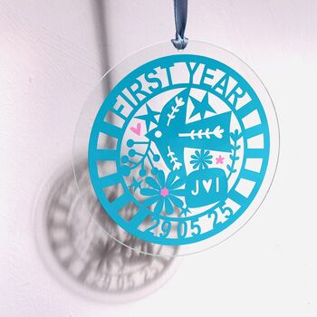 Personalised 1st Anniversary Keepsake, 3 of 12