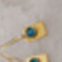 Charm Hoop Earrings, thumbnail 3 of 4