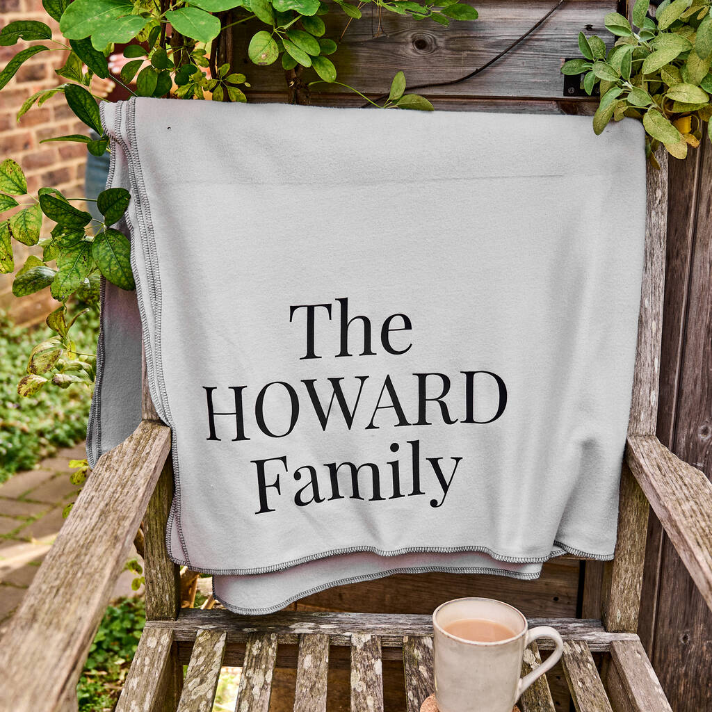 Personalised Family Picnic Blanket, 1 of 4