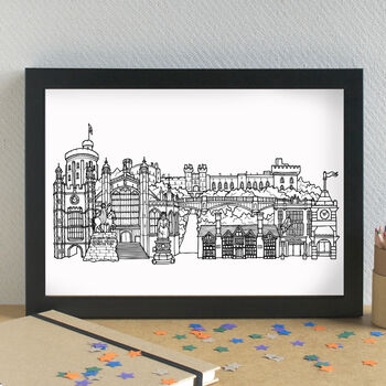 Windsor Skyline Art Print Unframed, 2 of 6