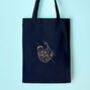 Sloth Tote Bag Embroidery Kit, thumbnail 1 of 5